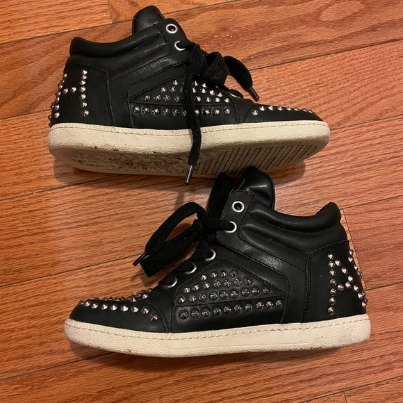 ASH | zest bis studded sneaker in black| RARE!!Size 7 - Picture 3 of 6